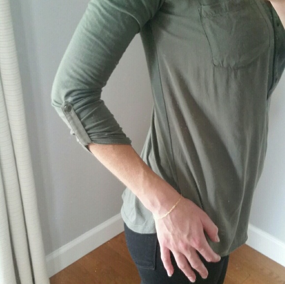 Dynamite Khaki green top - Picture 5 of 7